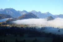 Wunderschöne Nebel über Schwangau